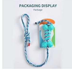 Super strong, bite resistant dog tug of war toy